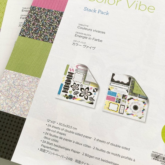 Creative Memories Color Vibe and Color My World Stack Pack Paper Pads - New - Picture 9 of 11